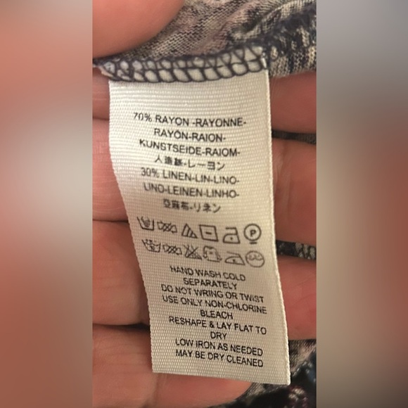 Free People Mini Dress Annabelle Print Tunic Plum Back Cut-Out  Size Medium - Picture 10 of 10